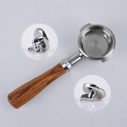 Portafiltras 3 viename 4Barista 58 mm – E61 (medinė rankena)