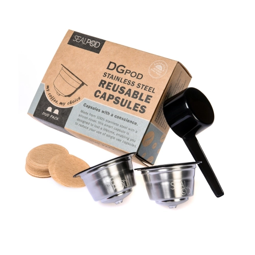 2x daugkartinio naudojimo kapsulė SEALPOD, skirta Dolce Gusto®