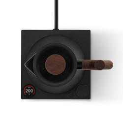 Fellow Corvo EKG PRO Matte Black with Walnut Handle | Elektrinis virdulys