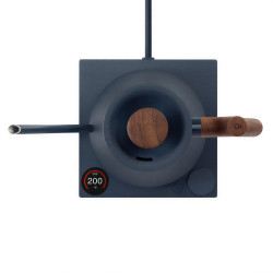 Fellow Stagg EKG PRO stone blue + walnut | Elektrinis virdulys Gooseneck