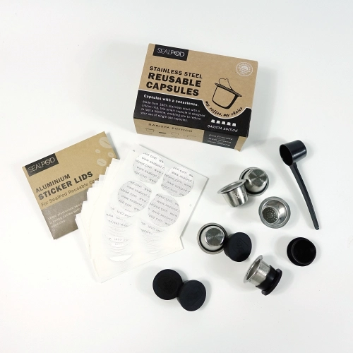 Daugkartinio naudojimo kapsulės SEALPOD, skirtos Nespresso ® - 5 vnt