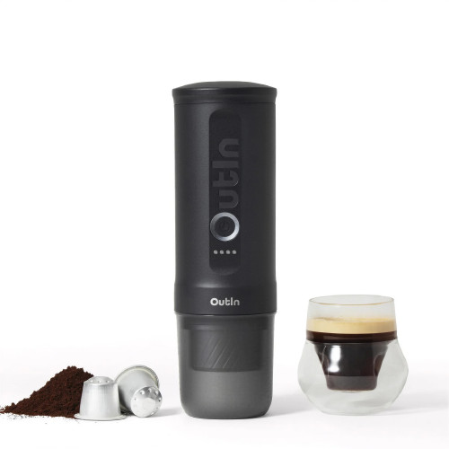 OutIn Nano 2 (Space grey) – kelioninis kavos virimo aparatas