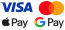 Mokėjimas kortele („GoPay“) / Apple Pay / Google Pay