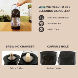 Nespresso valymo kapsulės