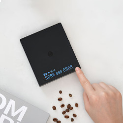 TIMEMORE Black Mirror Mini (juodos spalvos) – skaitmeninės kavos svarstyklės