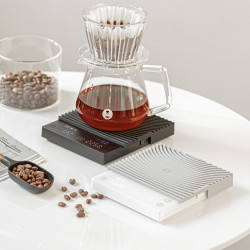 „Timemore Mirror Basic 3“ (balta) – skaitmeninės barista svarstyklės