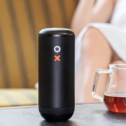 „Timemore“ × „Nuttii“ OX Lite – nešiojamas elektrinis kavos malūnėlis (juodas)
