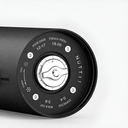 „Timemore“ × „Nuttii“ OX Lite – nešiojamas elektrinis kavos malūnėlis (juodas)
