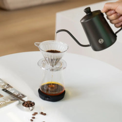 Timemore Black Mirror DOT (black) – kompaktiškas barista matuoklis su bluetooth