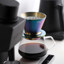 Varia FLO Candy – nerūdijantysis plienas Dripper (Varia x Kurasu Kyoto)