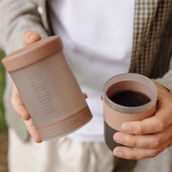 Wacaco „Prestina“ (clay pink) – nešiojamasis kavos aparatas