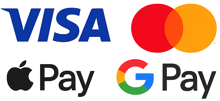 Mokėjimas kortele („GoPay“) / Apple Pay / Google Pay